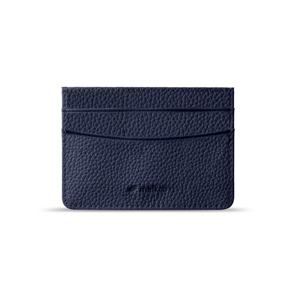 Melkco Card Holder Origin Series Premium Leather - Dark Blue - Tashqila Melkco Card Holder Origin Series Premium Leather - Dark Blue - Tashqila